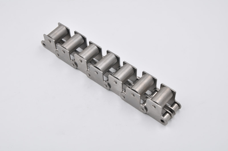 侧置，顶置滚轮链条